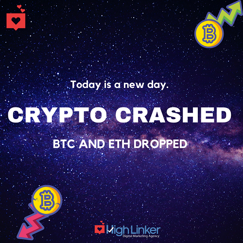 BTC crashed crypto market crashed